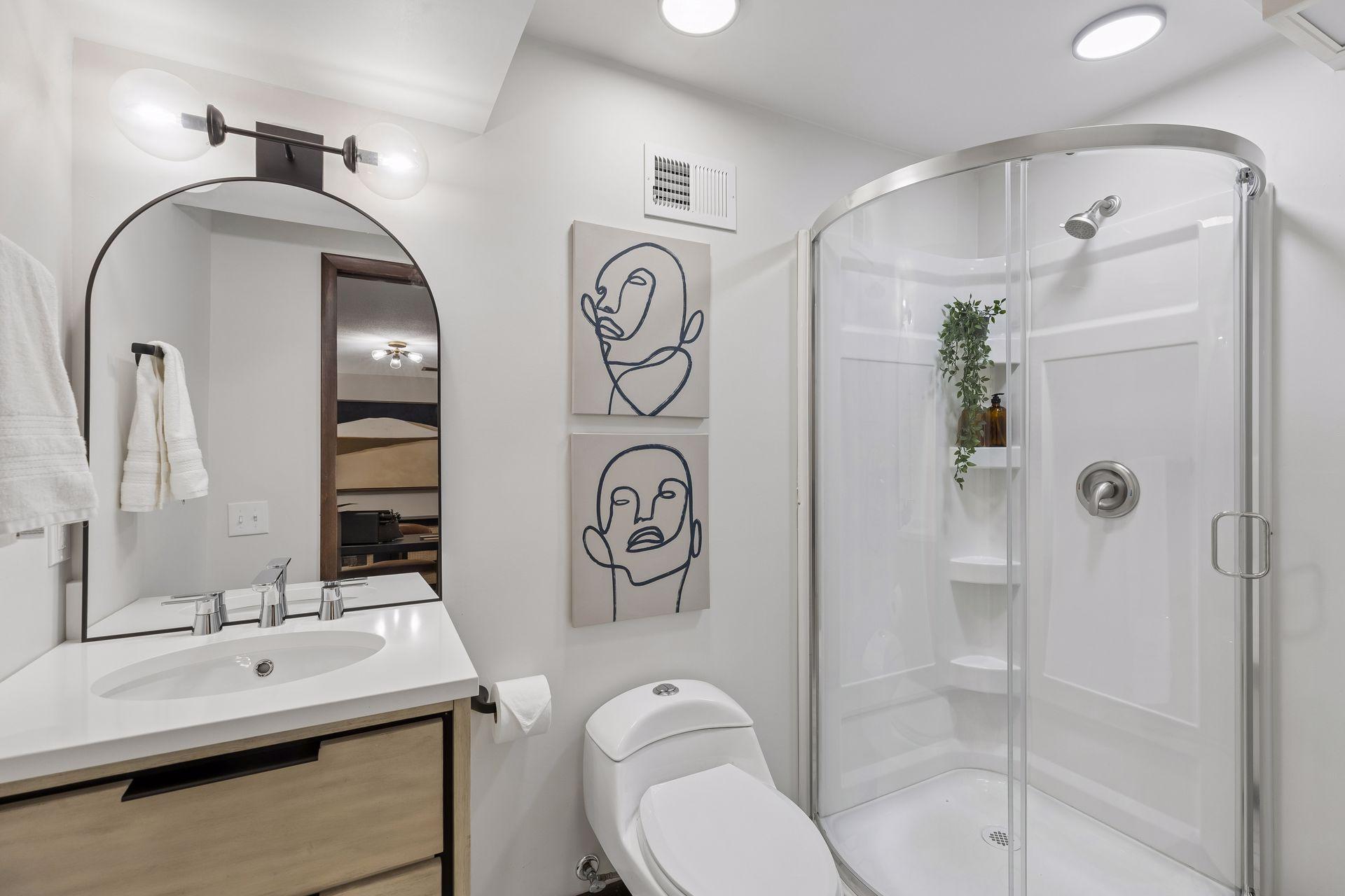Newly added 3/4 bath