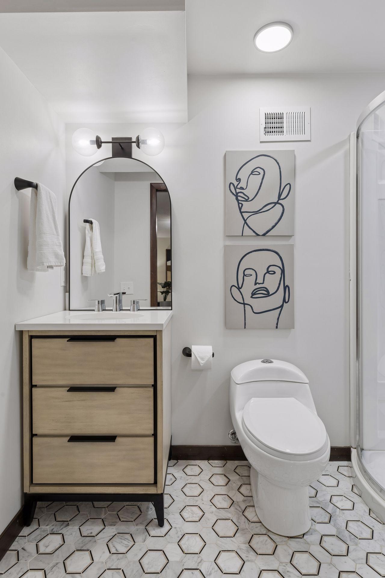 Additional private 3/4 bath adjoins to bedroom #4