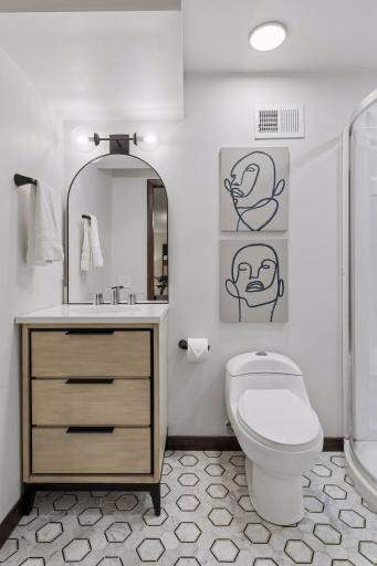 Additional private 3/4 bath adjoins to bedroom #4
