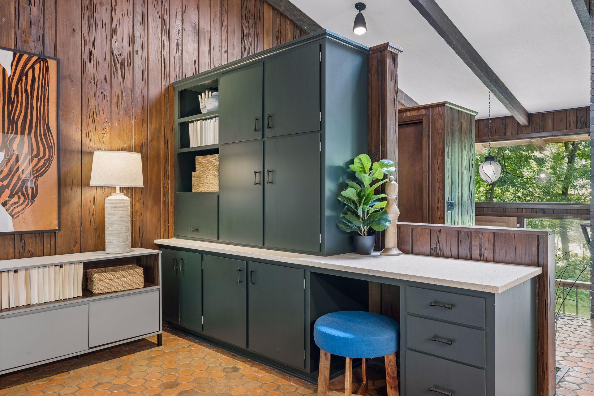 Family room built-ins