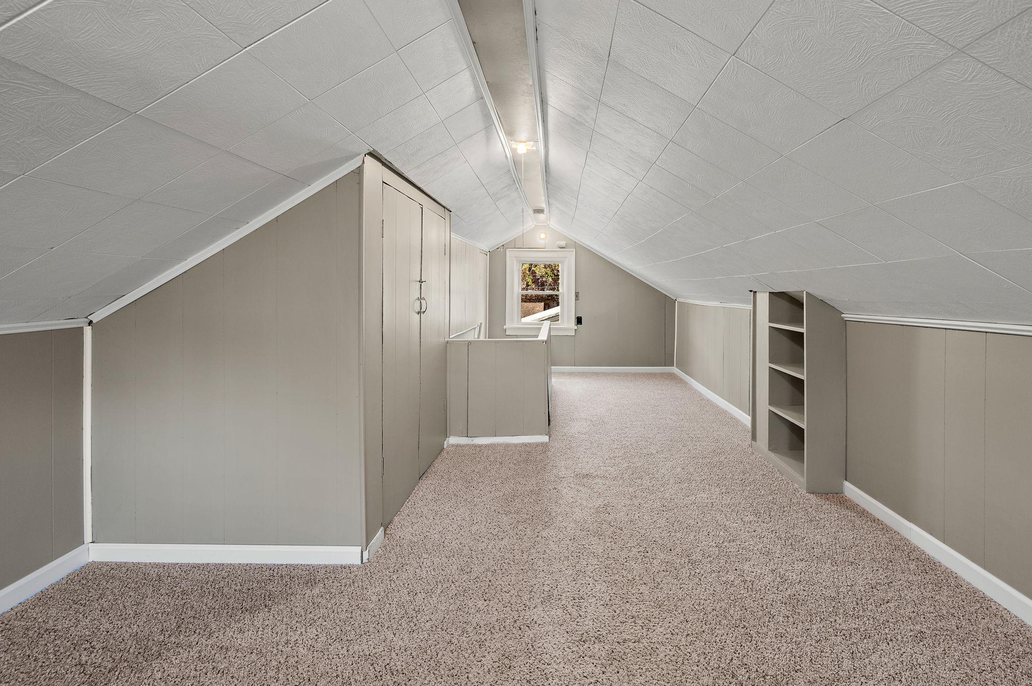 Two closets for storage