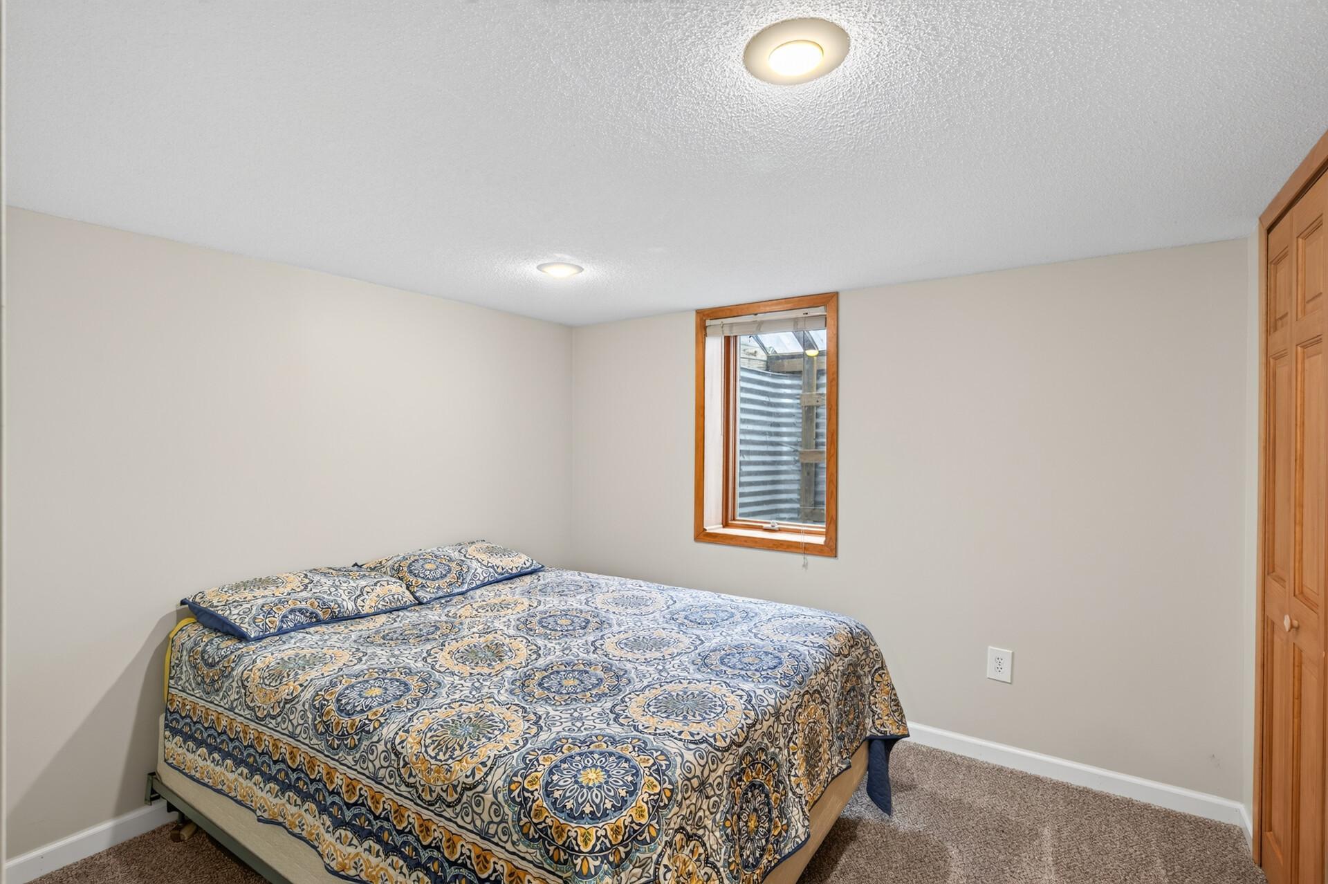 Bed 3 in the lower level