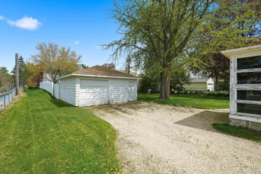 20x20 one car garage. Floor is heaved and needs replacement.