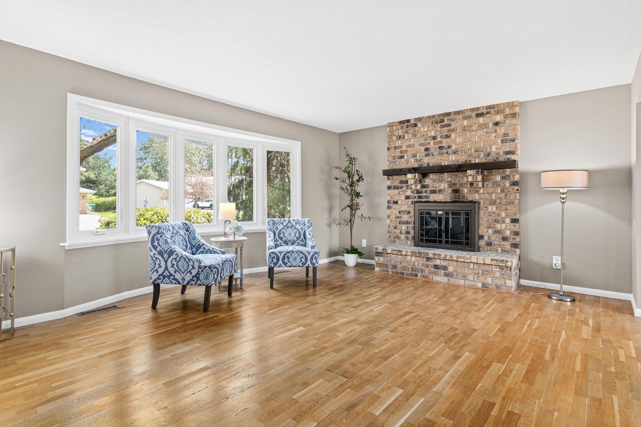 This inviting space offers an ideal setting for both entertaining guests and enjoying quiet moments at home.