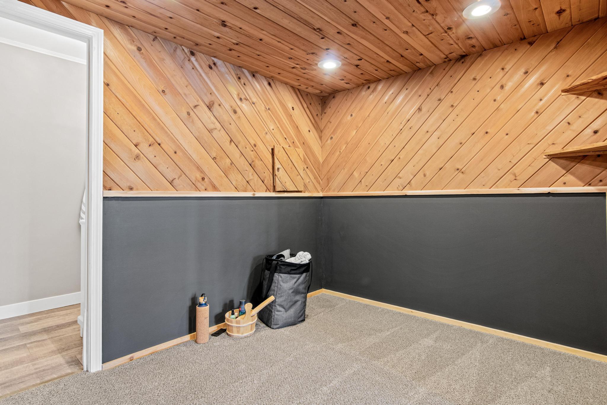 Dedicated exercise room perfect for maintaining an active lifestyle at home. This versatile space could also serve as a hobby room, office or additional flex area.