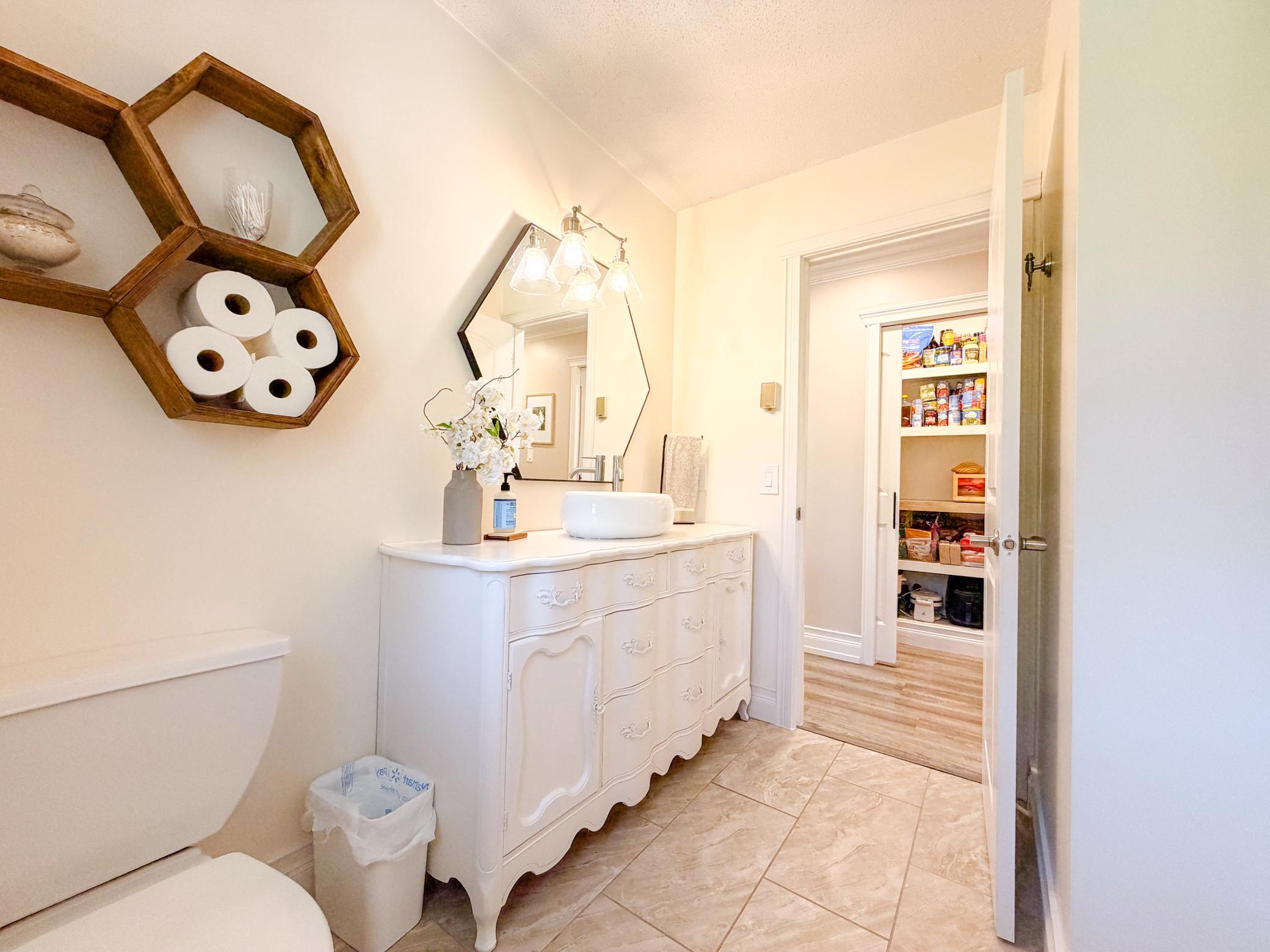 Main full bath off kitchen
