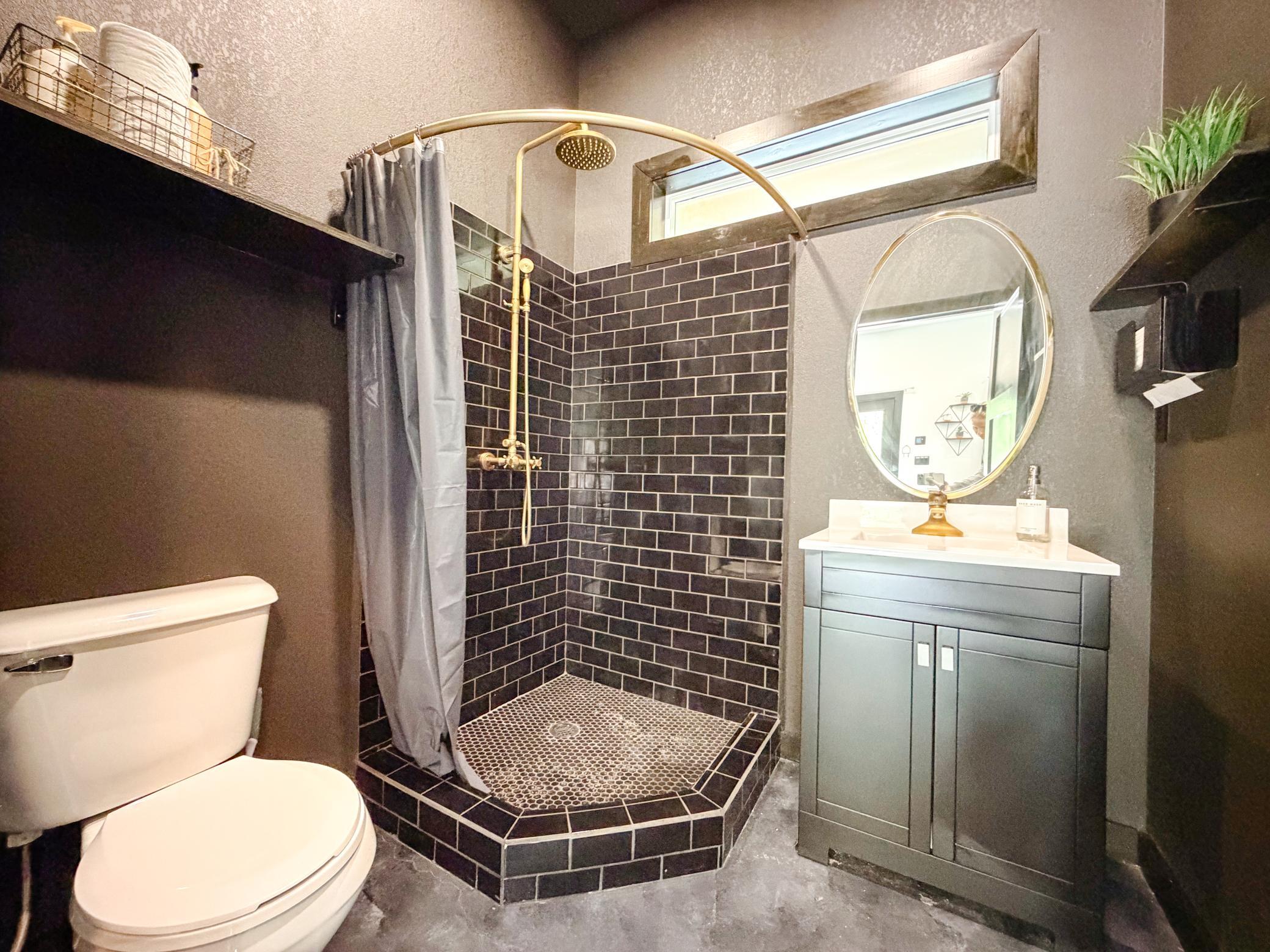 Accessory dwelling tile shower