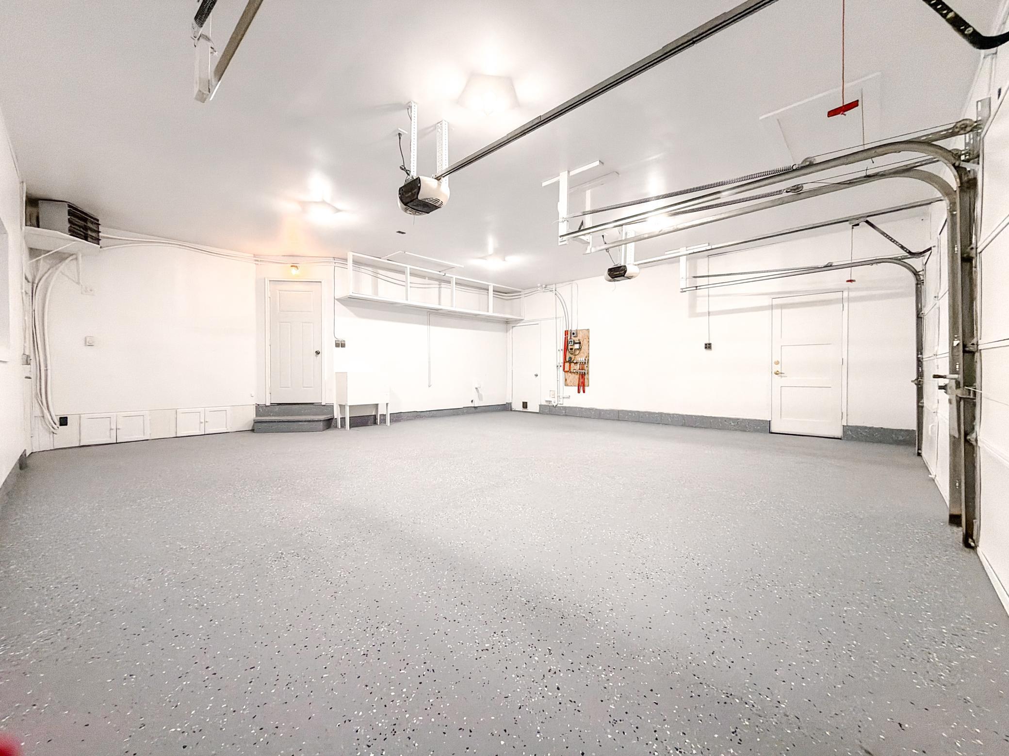 2 Car Heated and finished garage