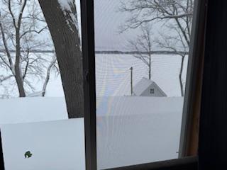 winter lake view