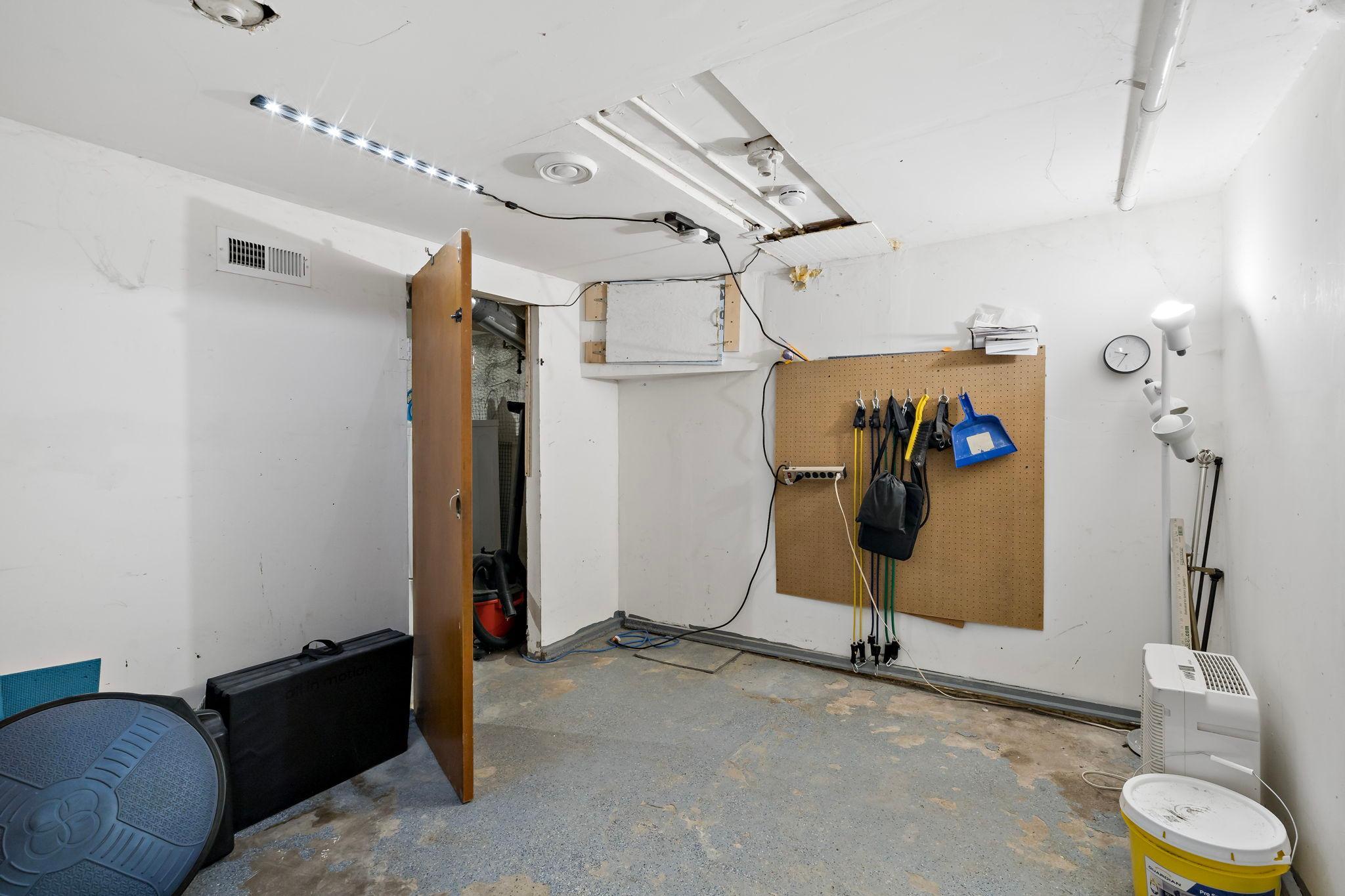 Basement/Exercise Area