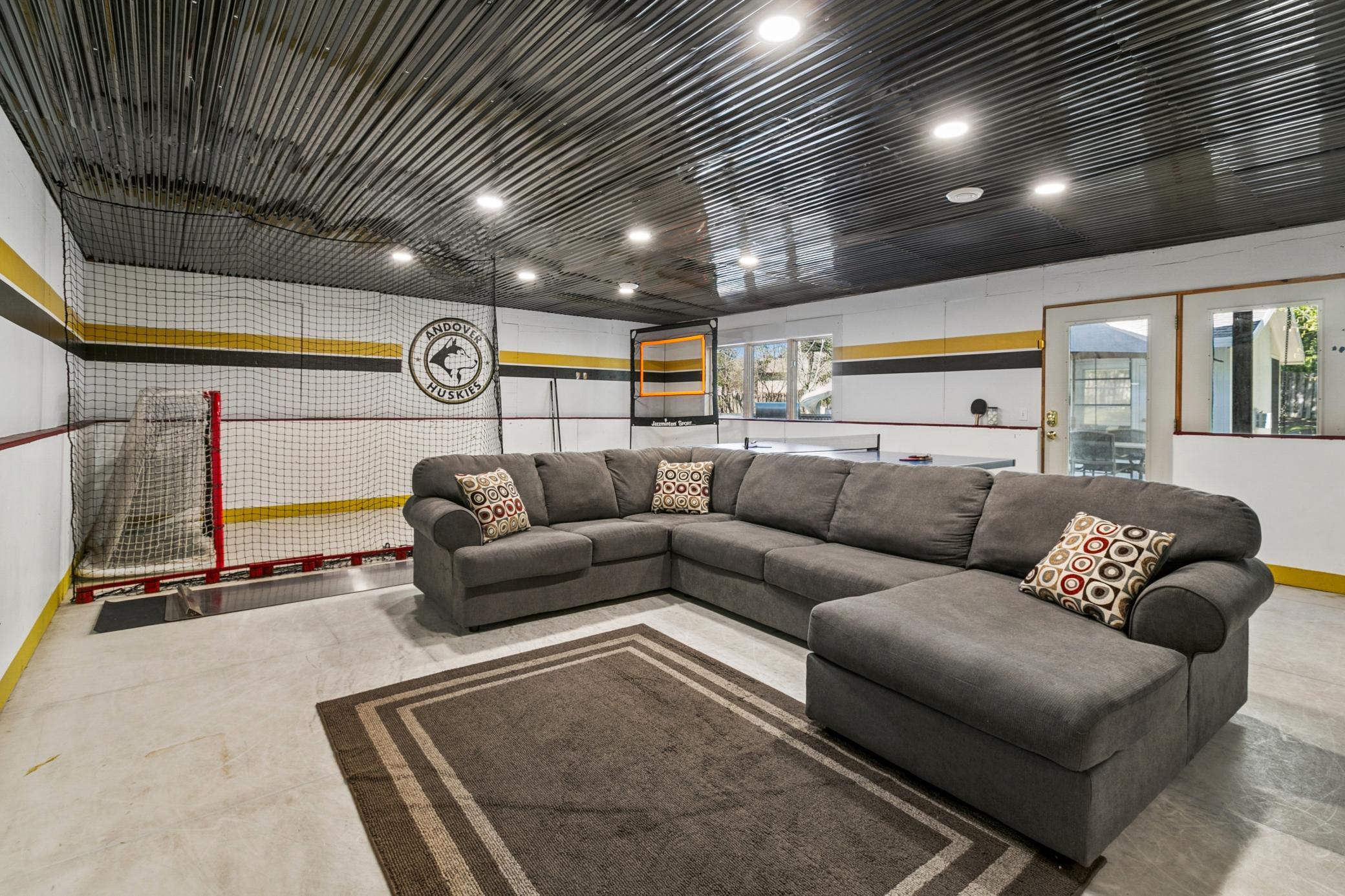 Lower Level Hockey Room