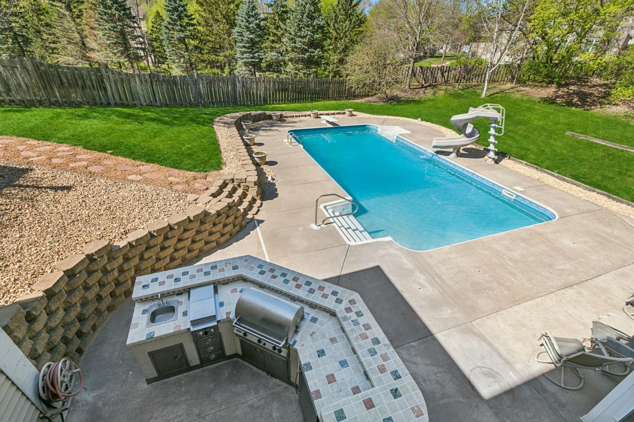 Inground Heated Pool 36' x 18' with new pool liner in 2020