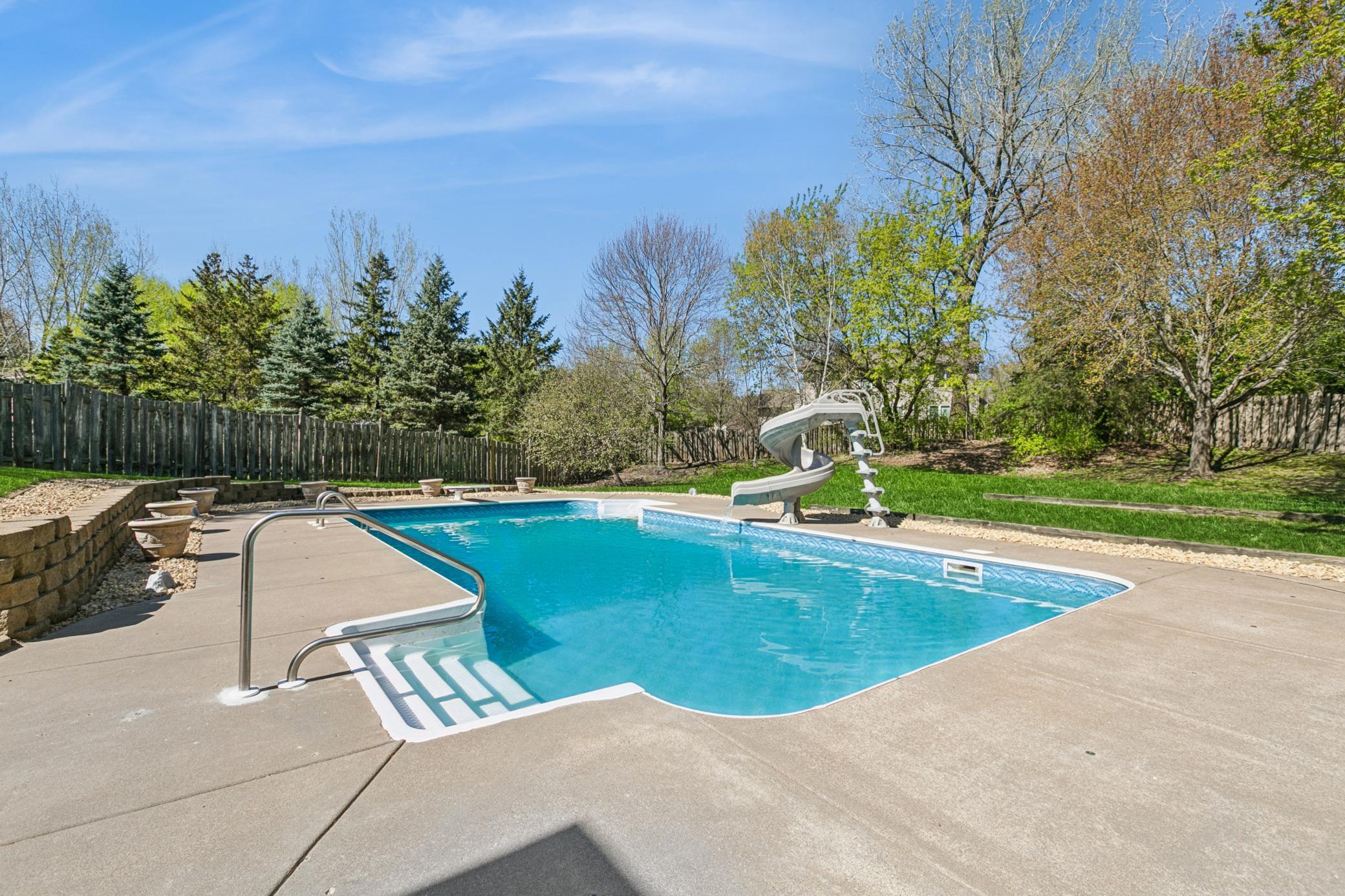 Water Slide with New Diving Board
