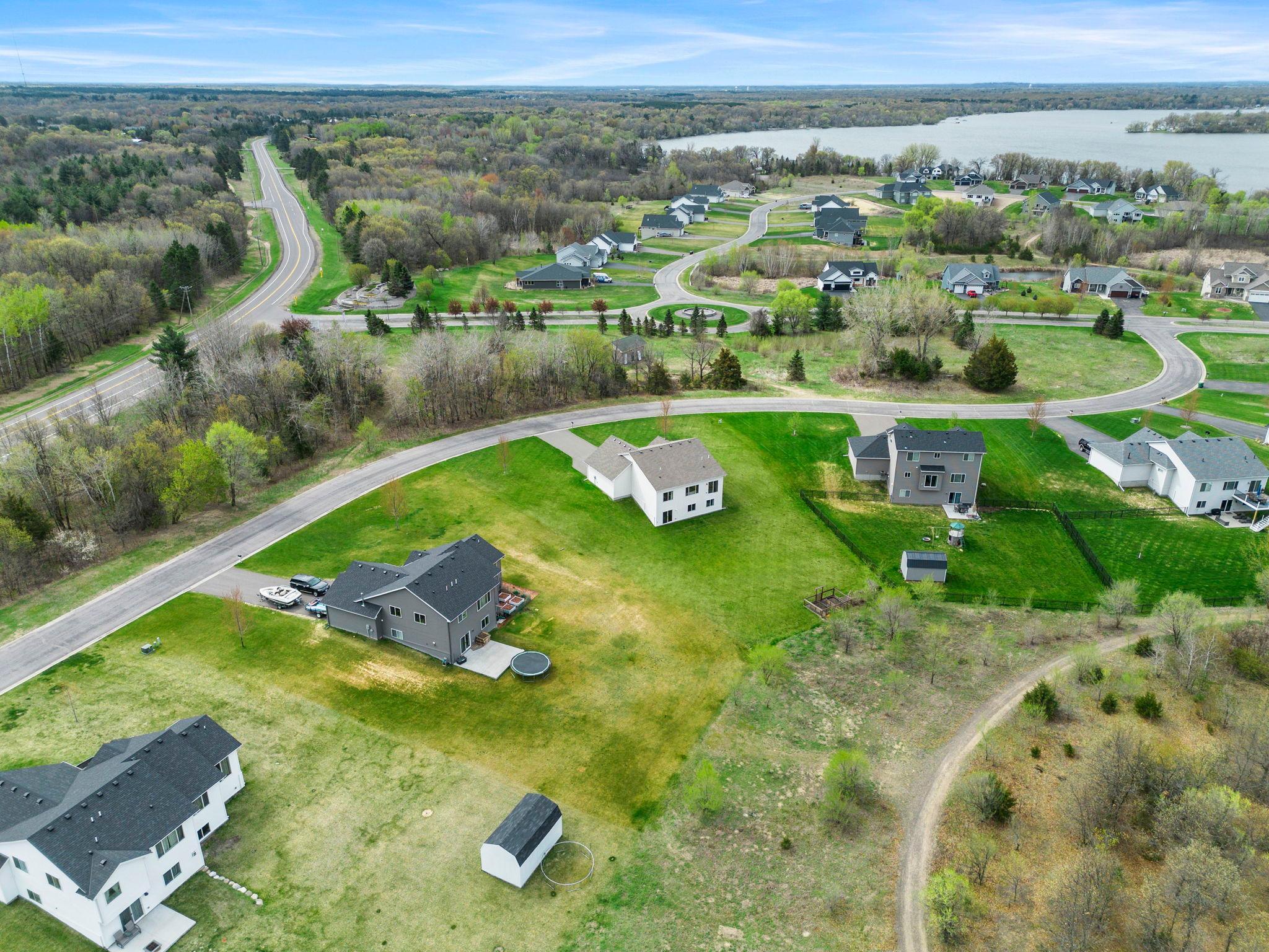 An overview of how close the 460 acre Eagle Lake is just down the street!
