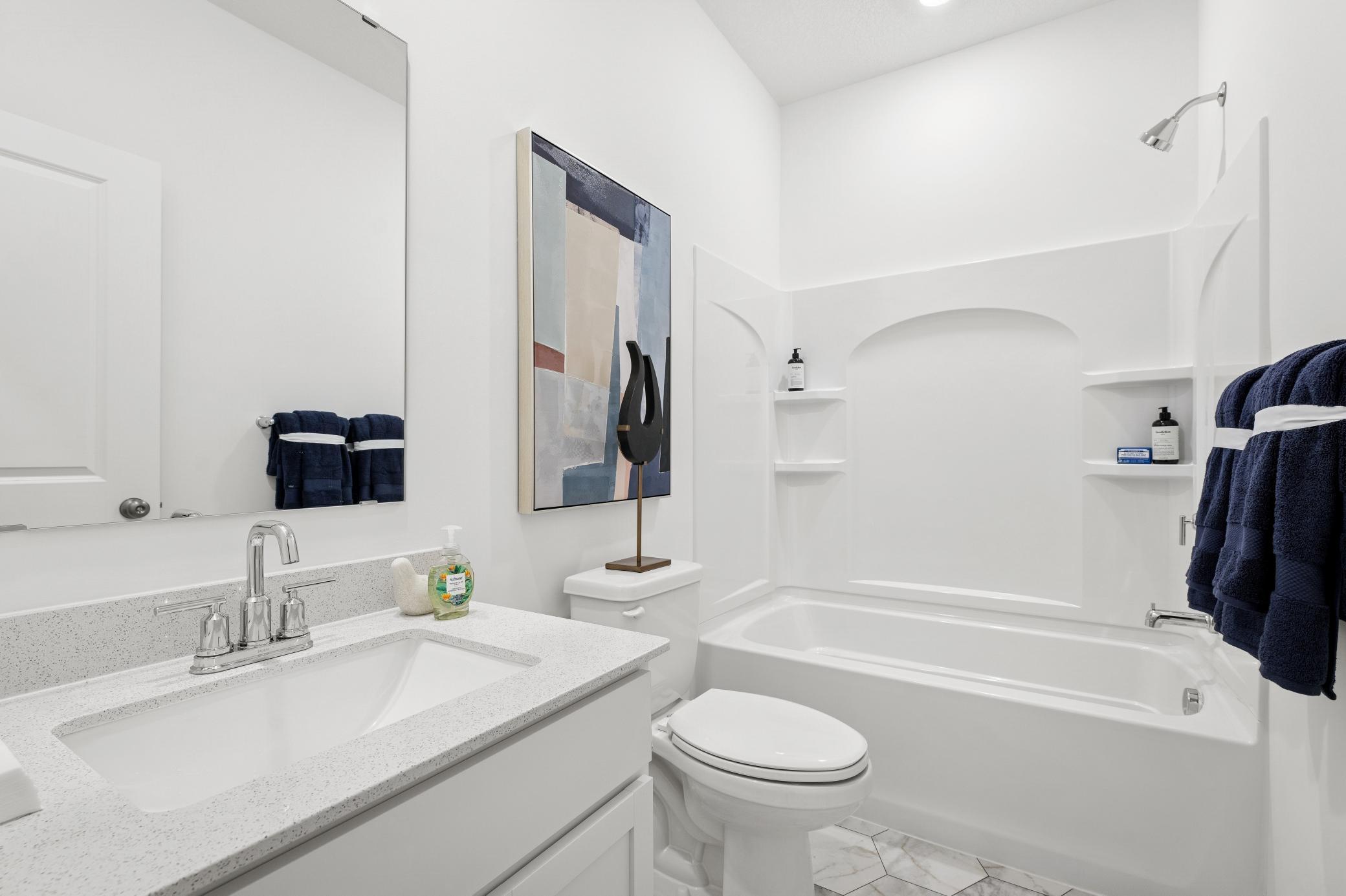 Main level full bath!