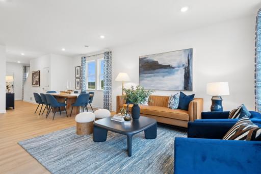 Notice the natural flow of light in this well-designed floor plan.