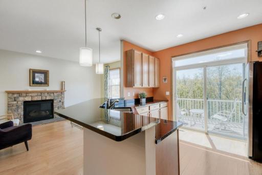 Granite countertops with pull-out drawers