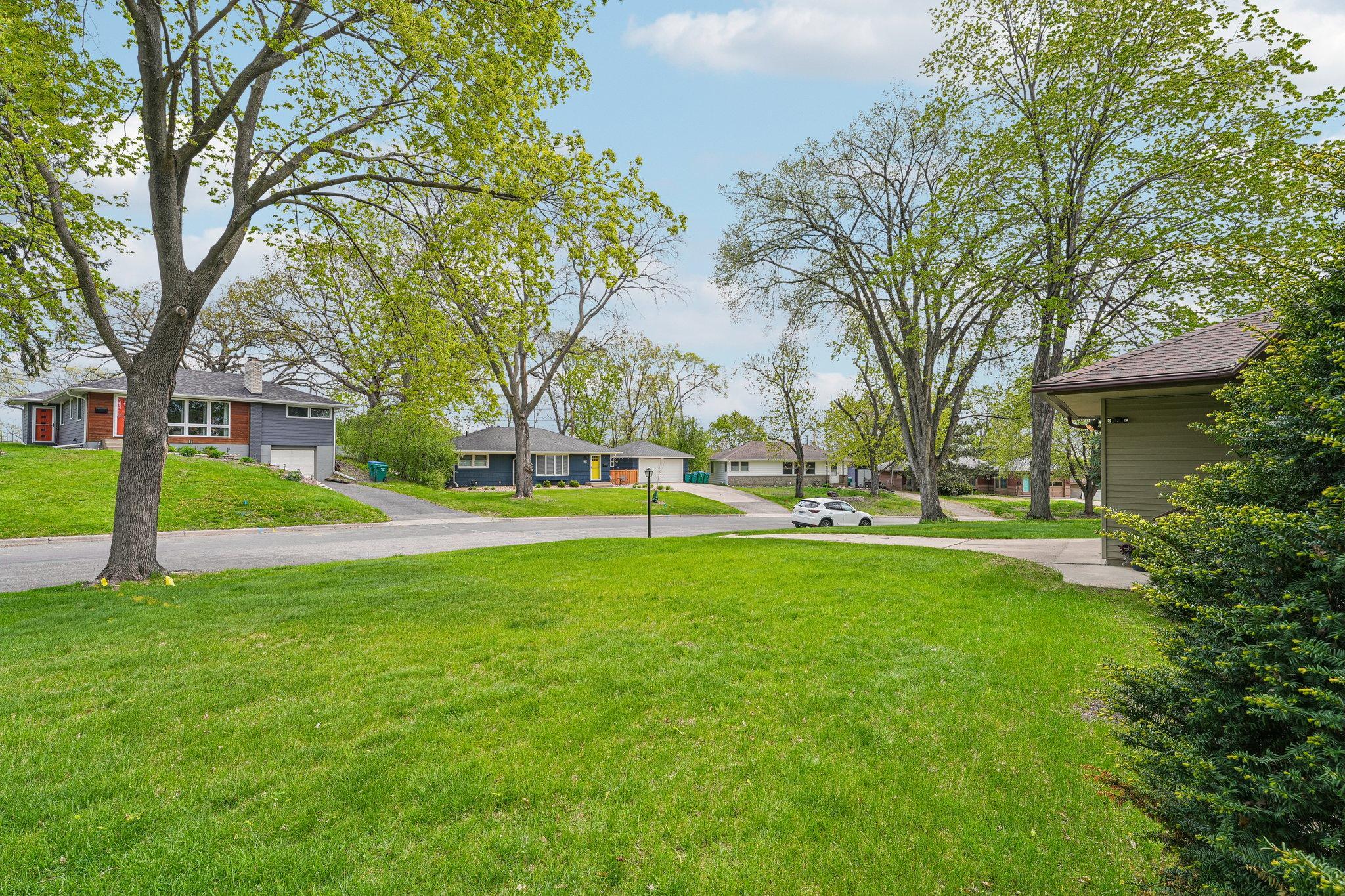 large front yard