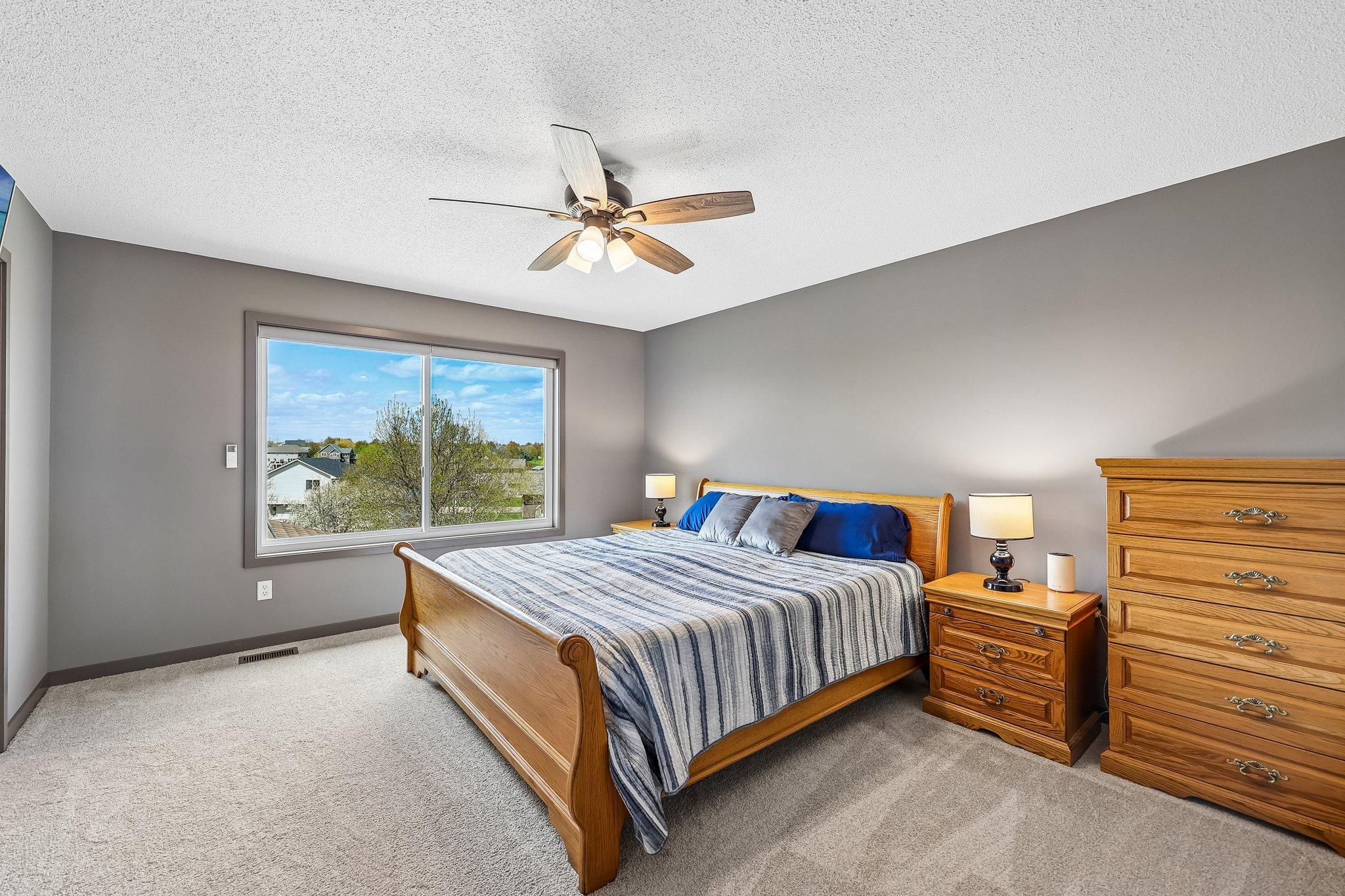 Spacious owners suite.