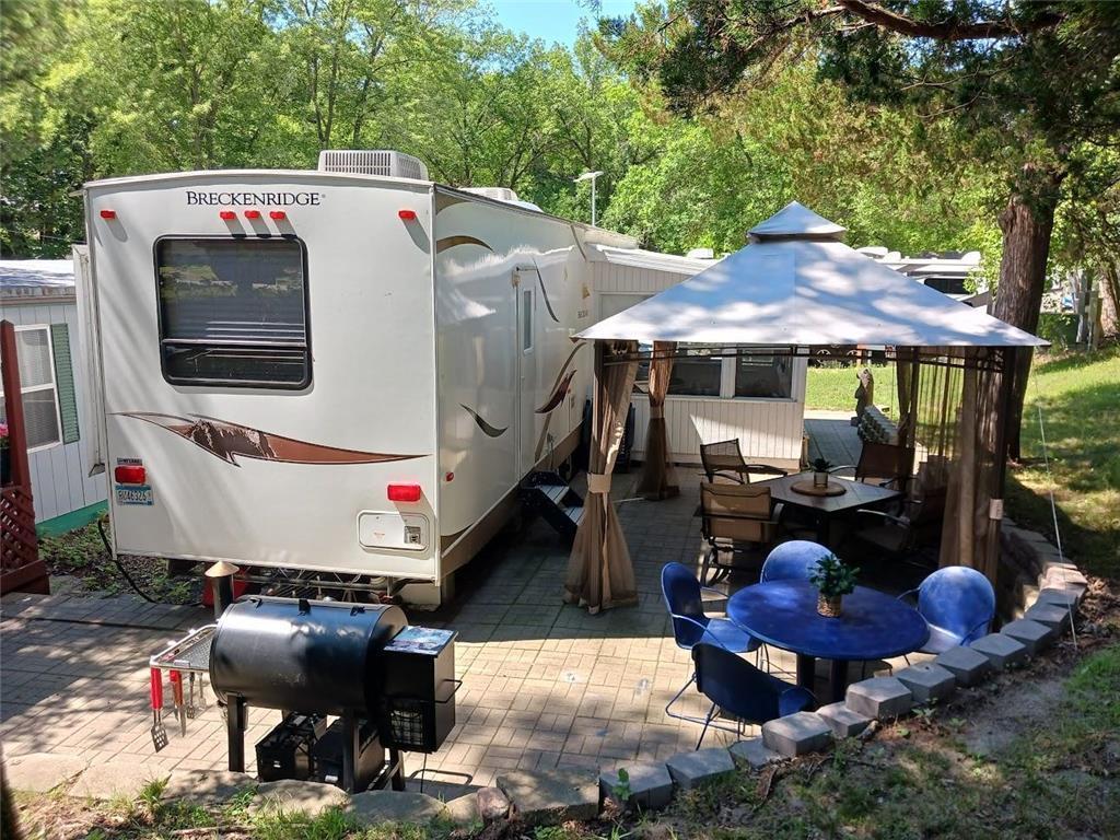 Enjoying the Outdoors on a nice corner lot