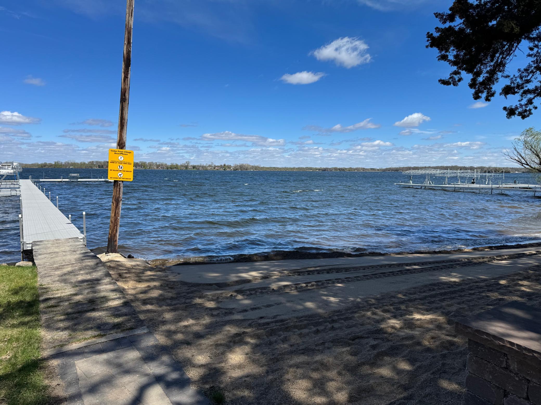 Sandy beach getting ready for your summer fun