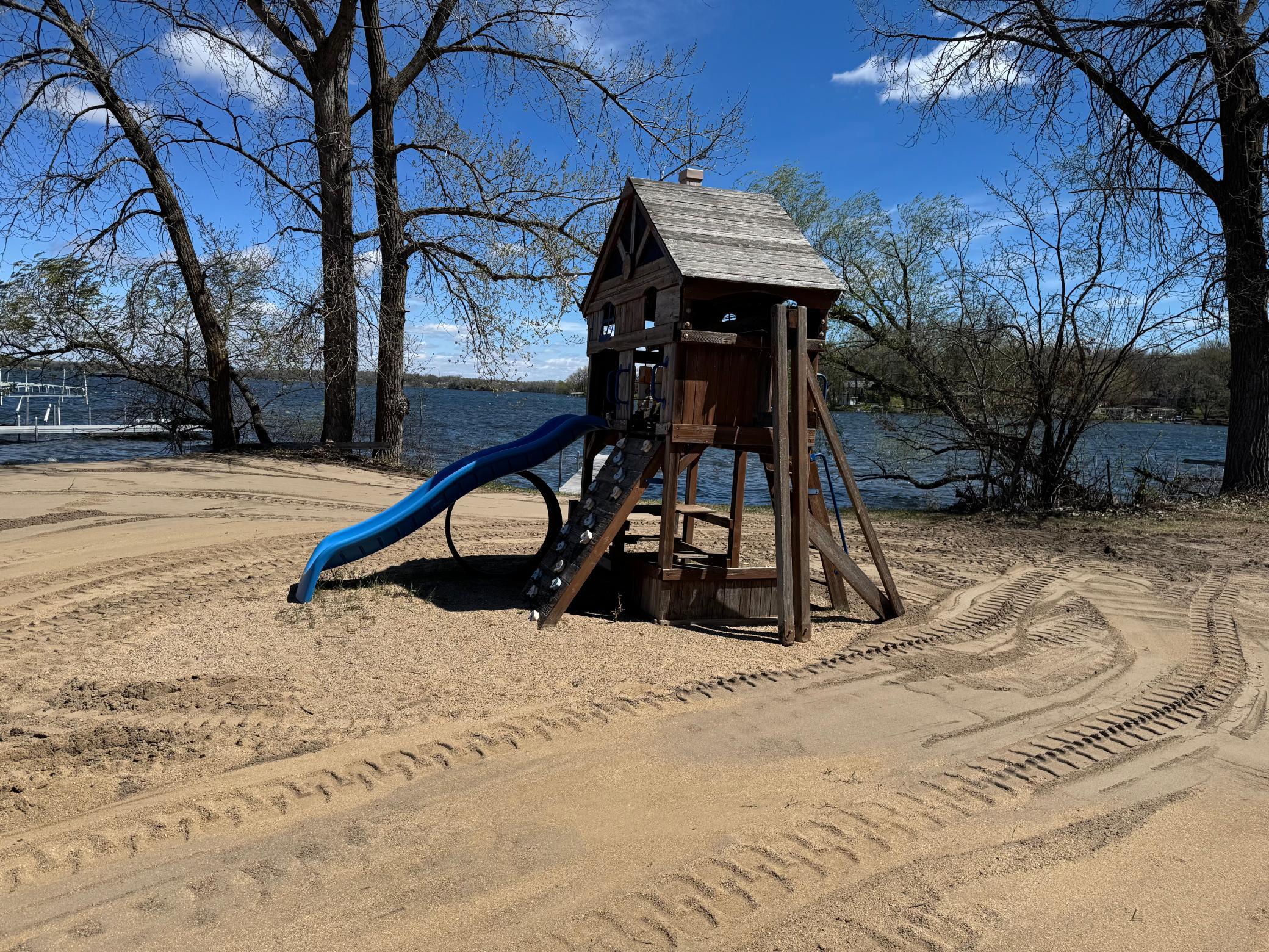 Kids Play Area with a Slide