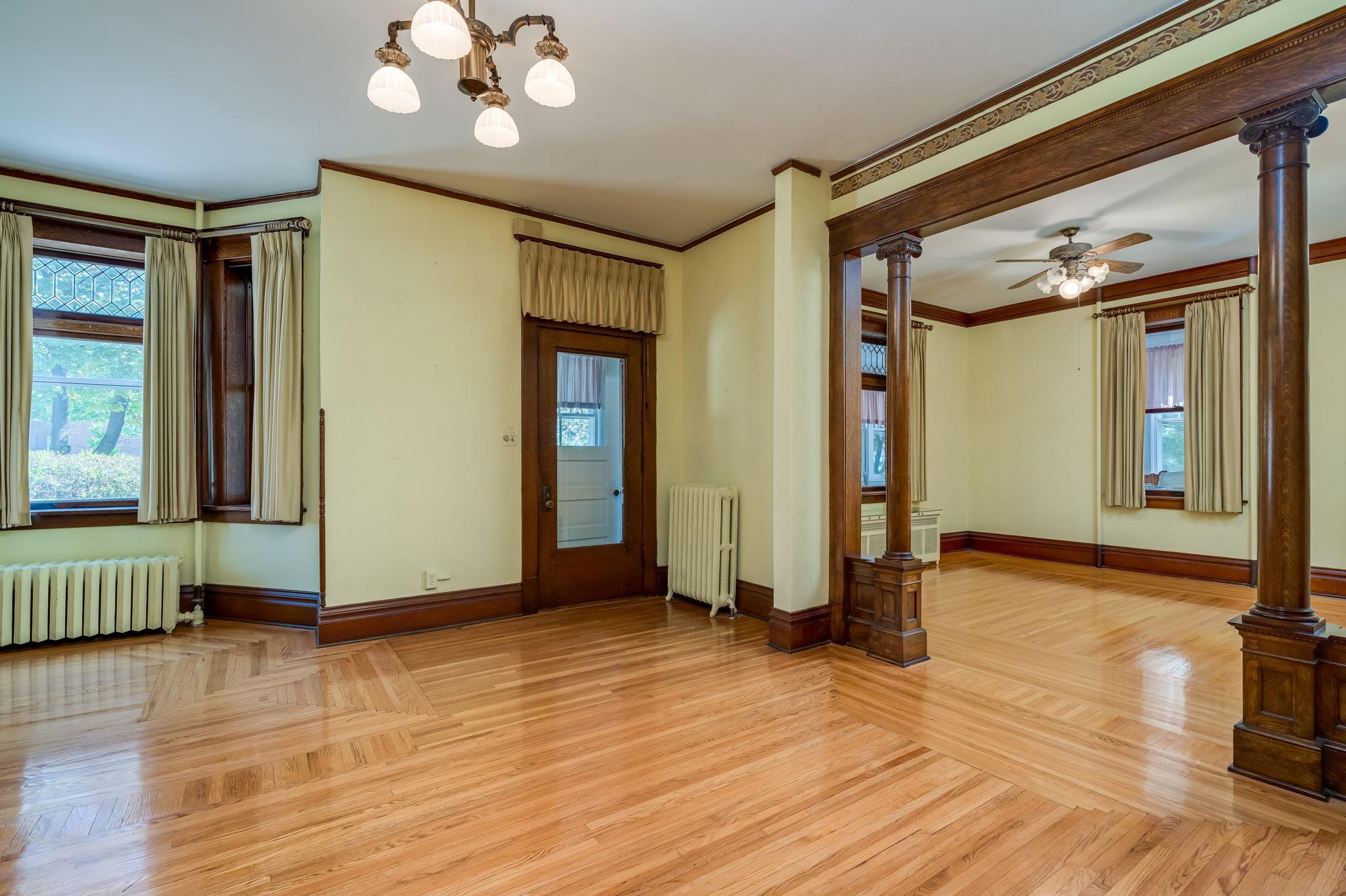 Moving into the side enterance
