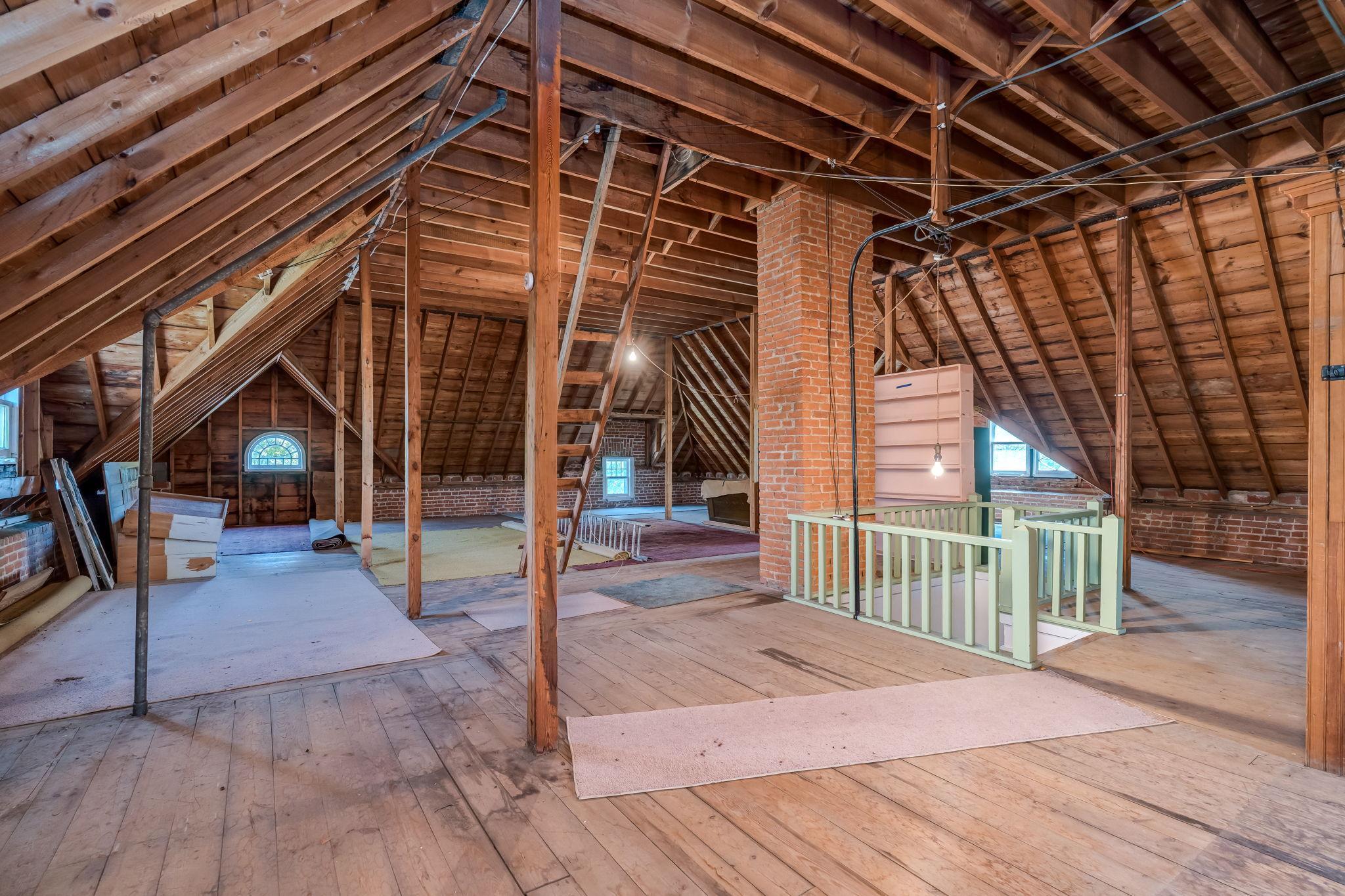 Walk up attic