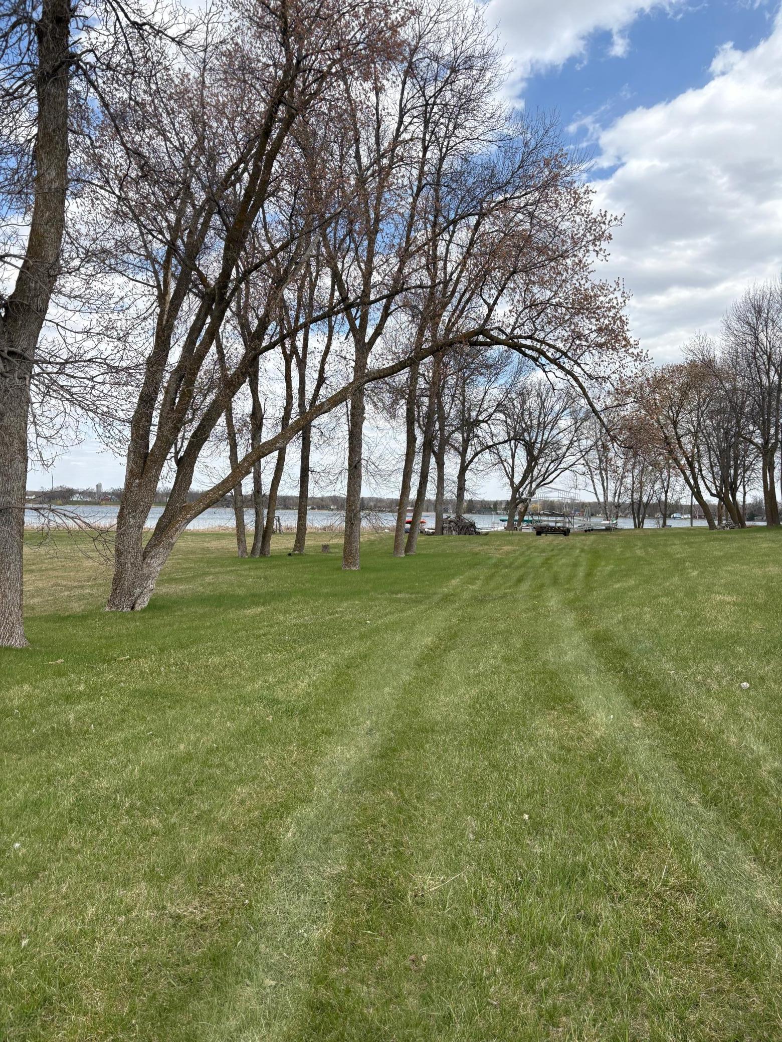 View of Lake Access from afar