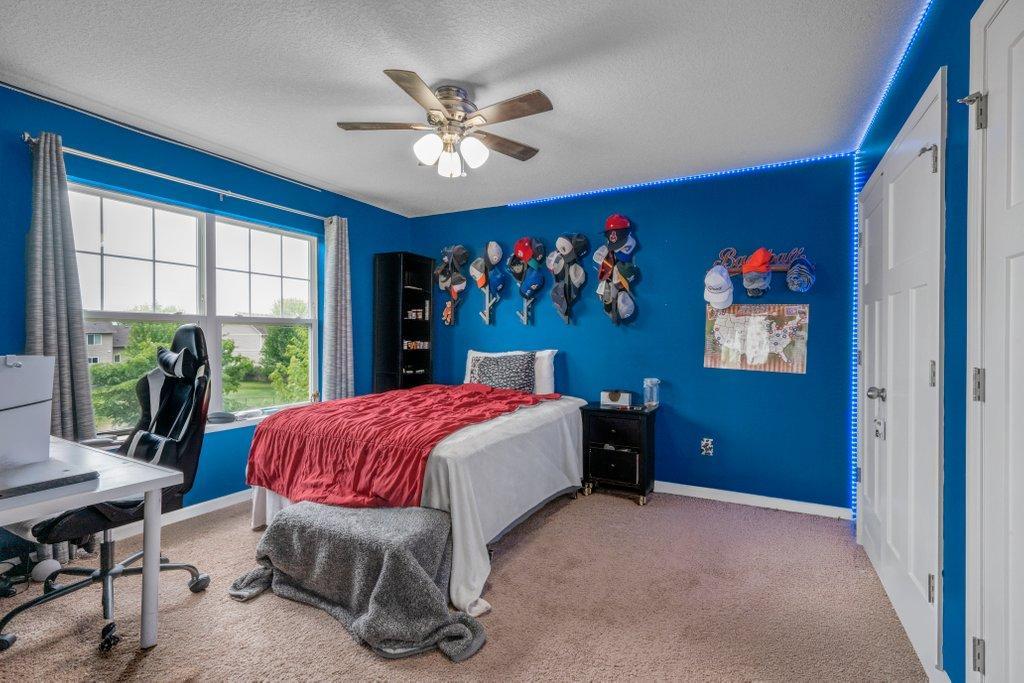 Bedroom 2. The loft and 4 bedrooms as well as the laundry room are all on the upper level!