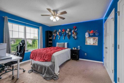 Bedroom 2. The loft and 4 bedrooms as well as the laundry room are all on the upper level!