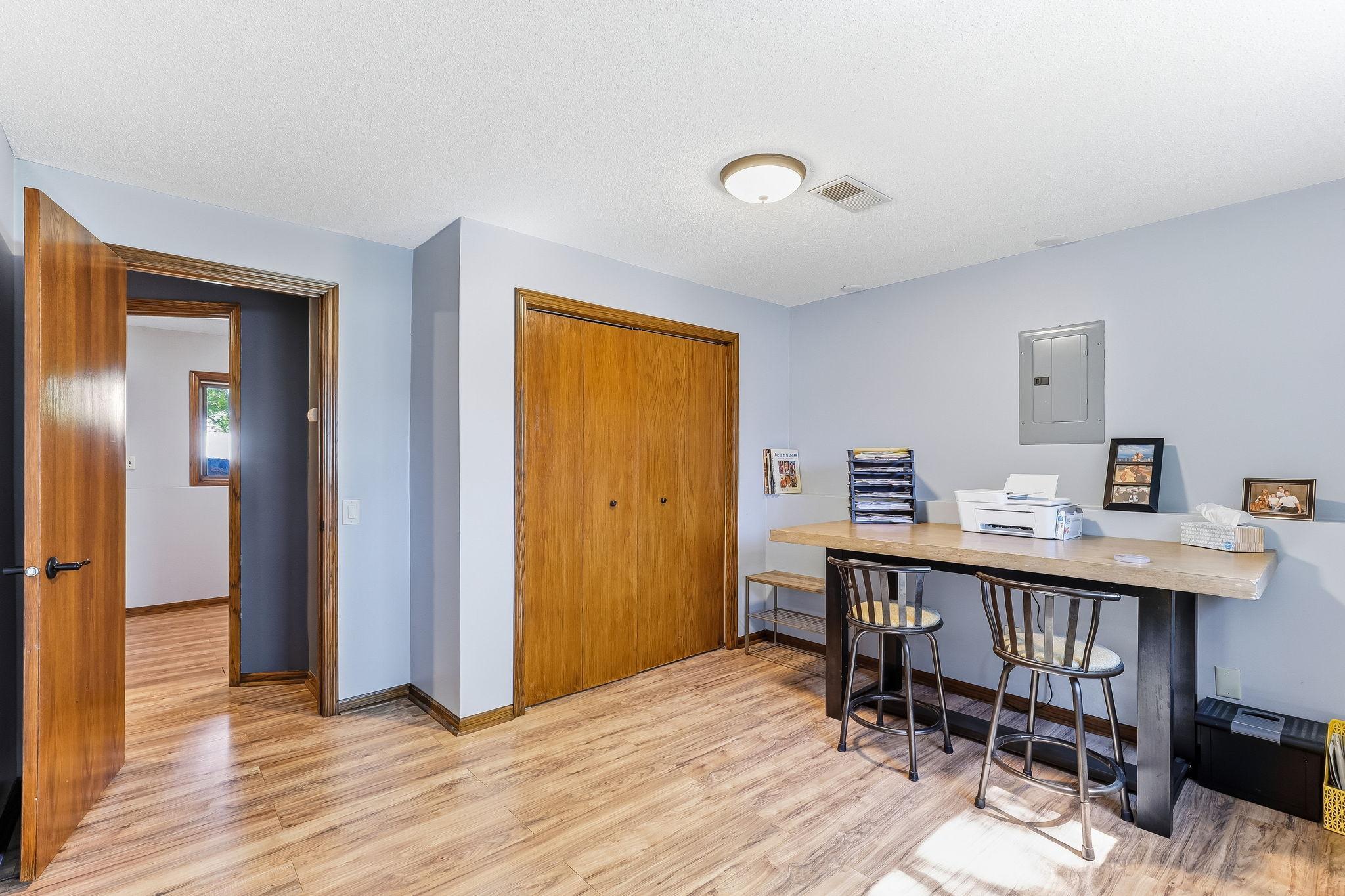 Lower level 3rd bedroom