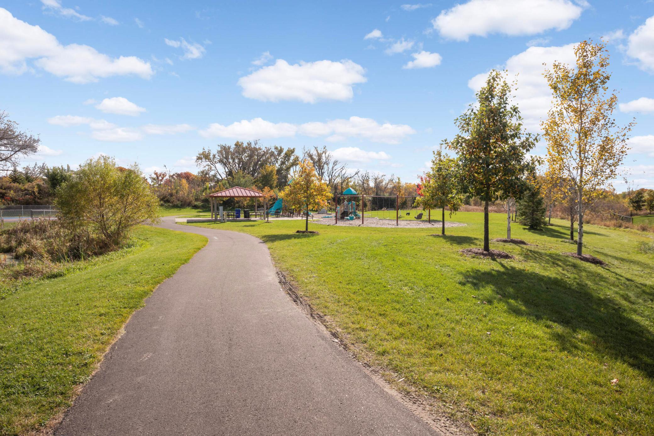 Neighborhood walking paths/park