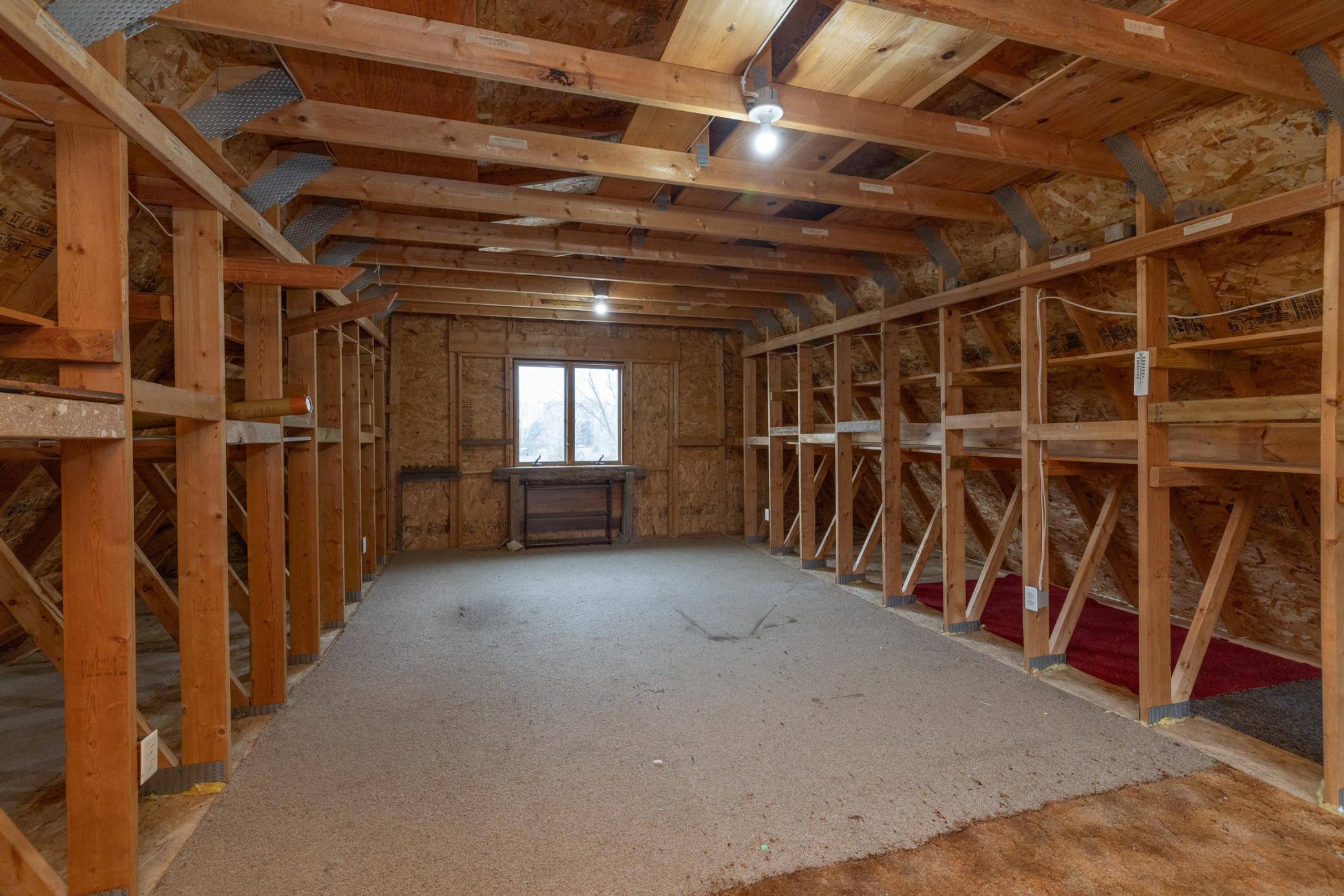 Loft Area in Outbuilding