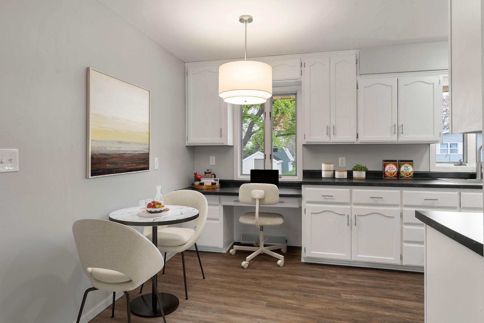 Virtual Staged Kitchen nook