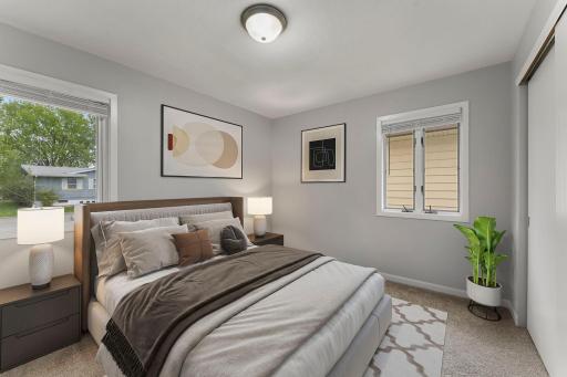 Virtual Staged Bedroom 2