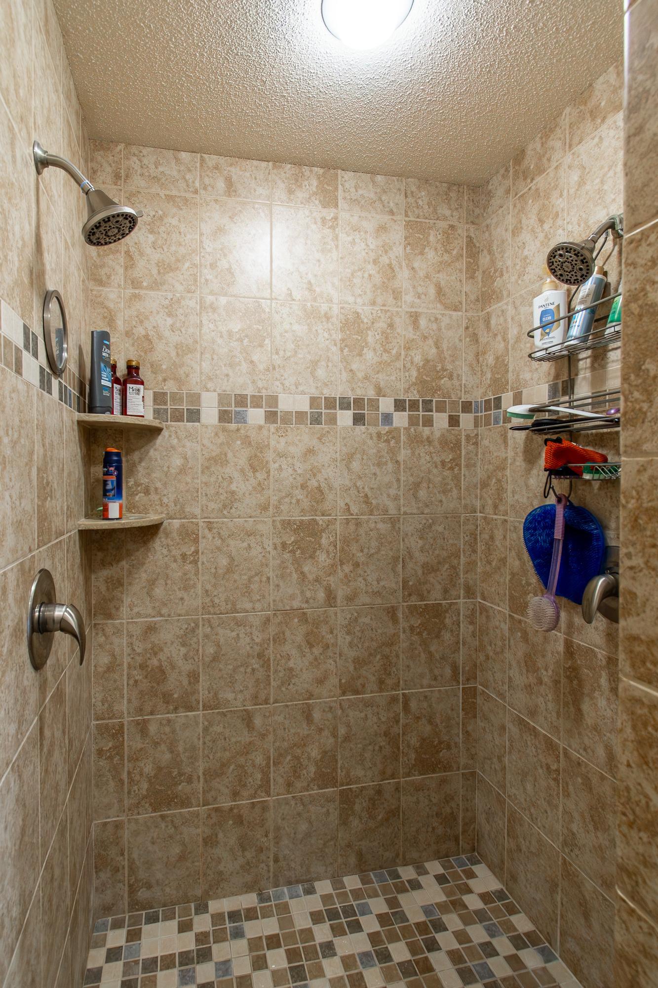 Tile shower