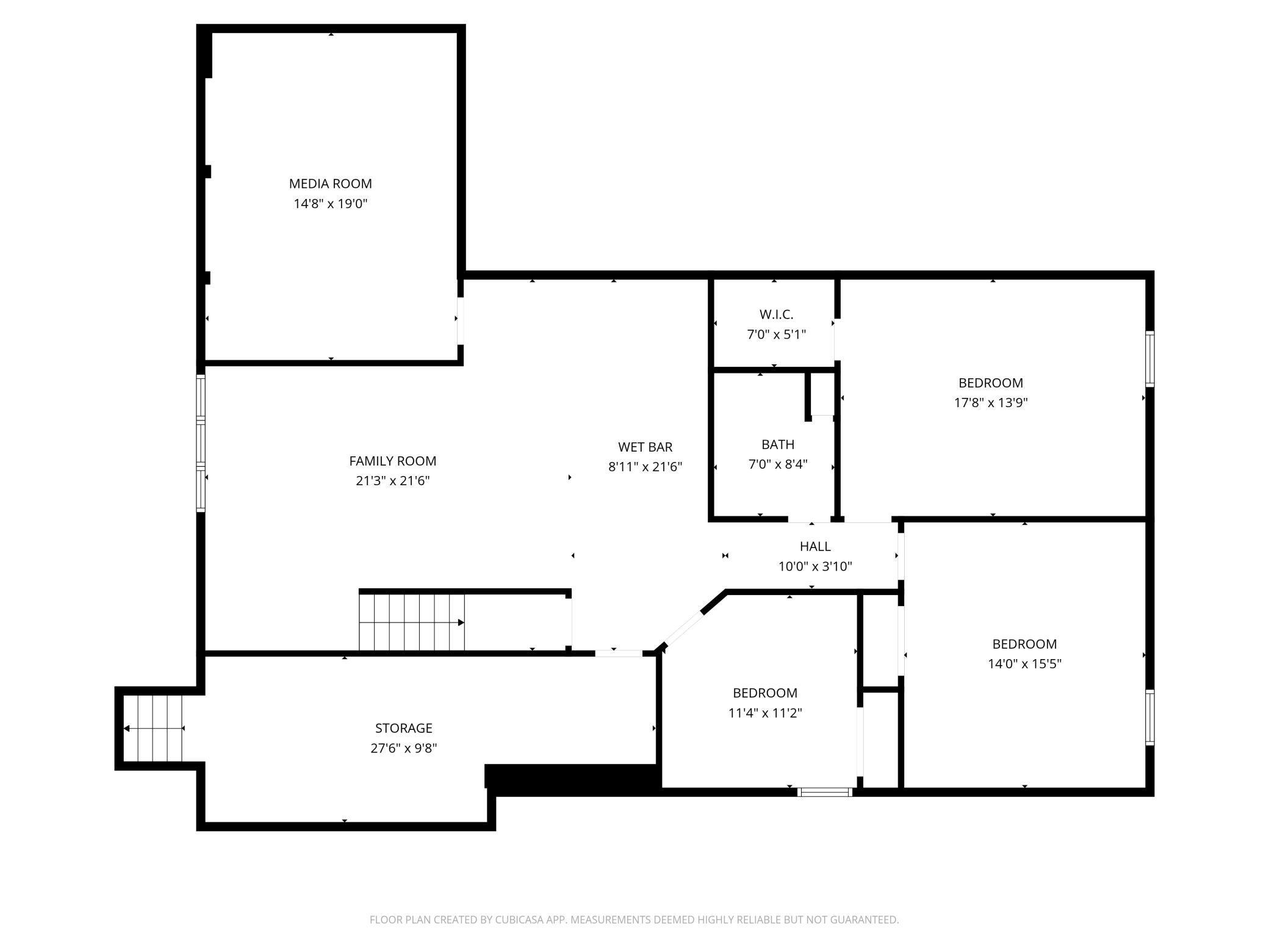 Basement **approx dimensions