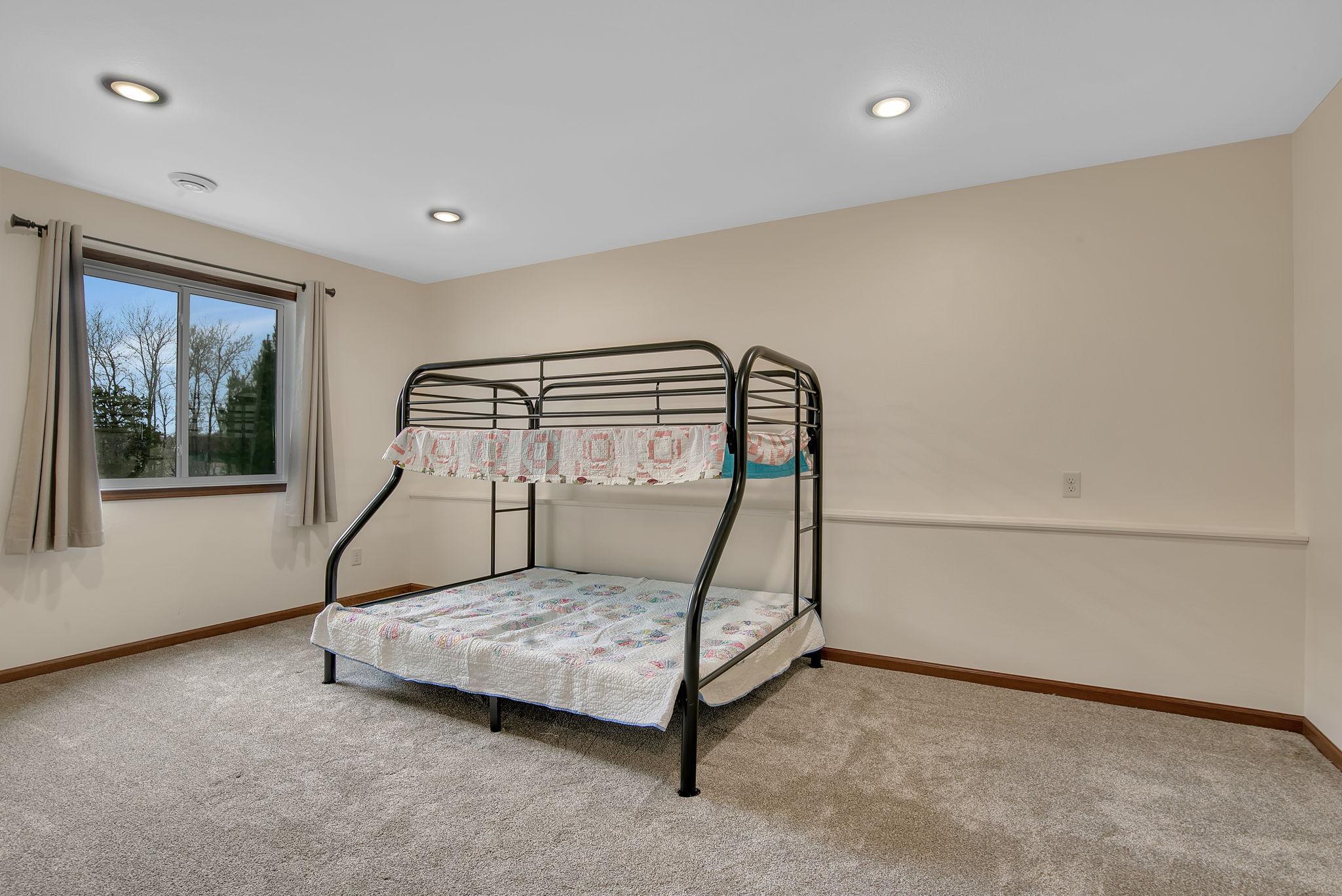 Lower level bedroom