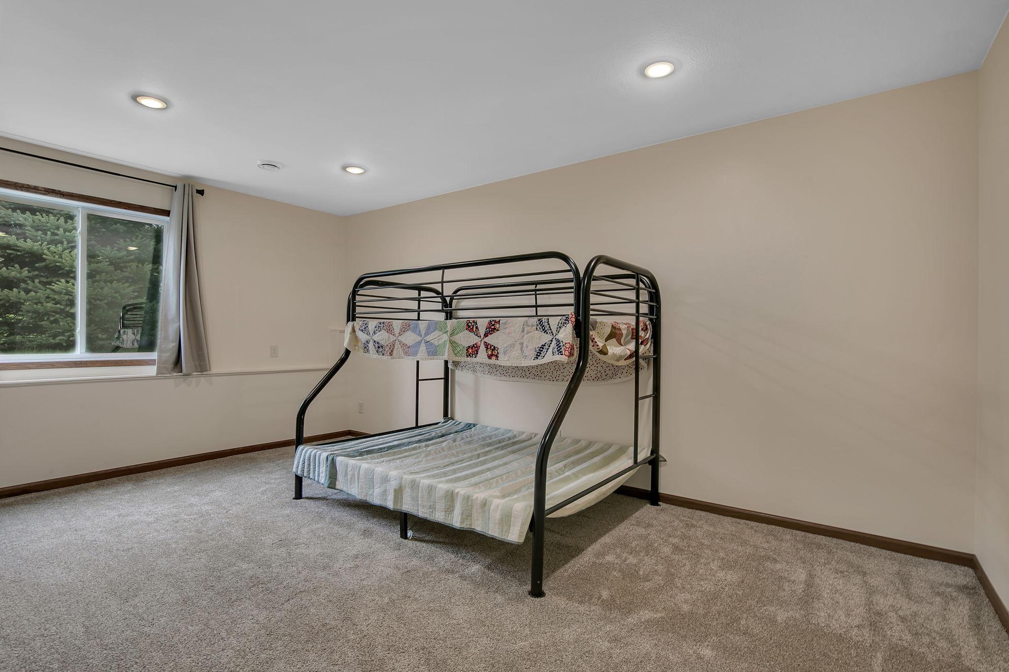Lower level bedroom