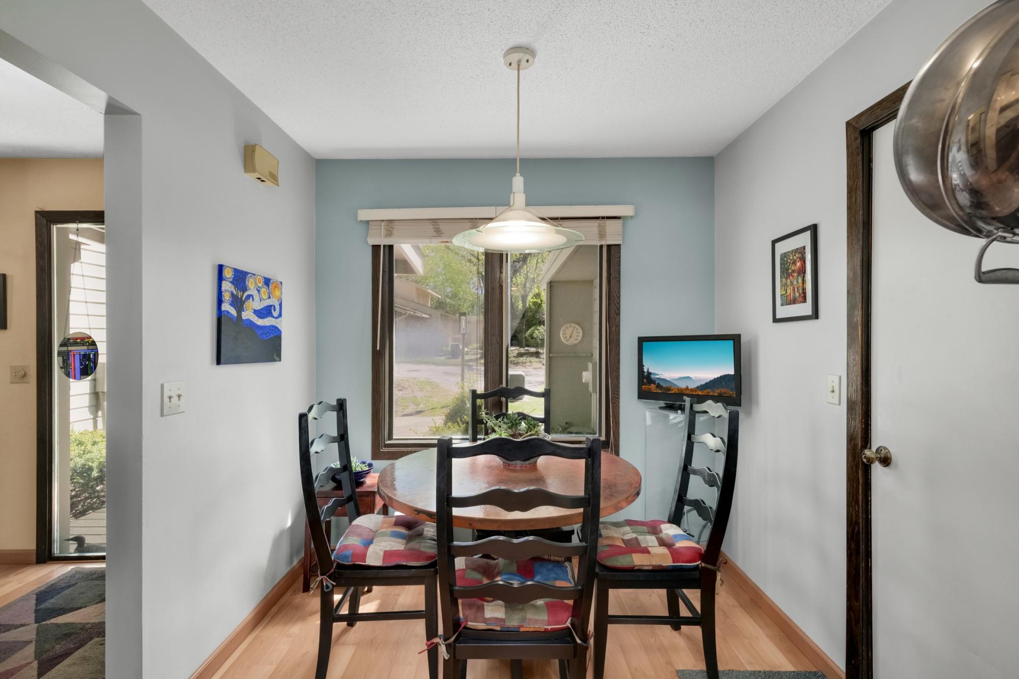 Enjoy casual dining spaces, perfect for morning coffee