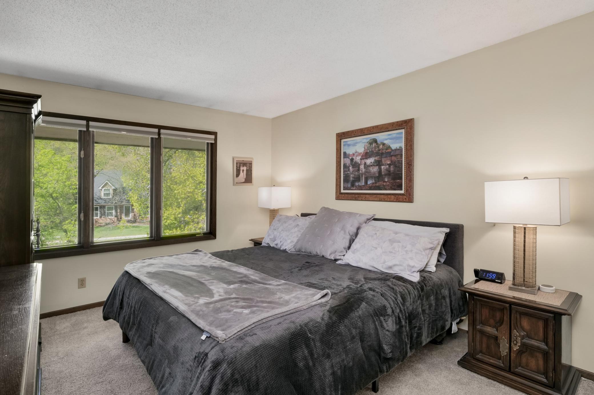 The upper level features 3 nice-sized bedrooms