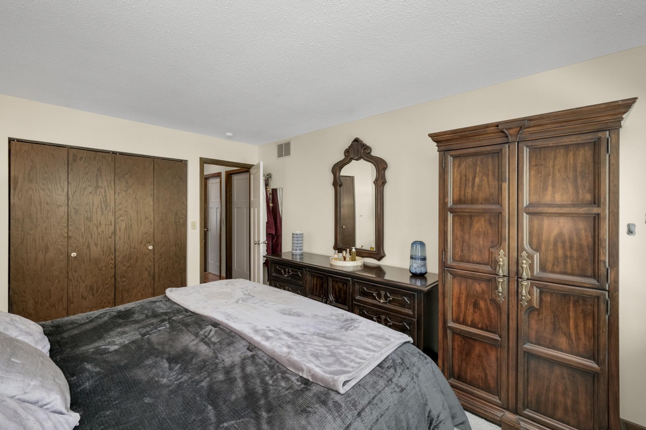 All the bedrooms are on the upper level