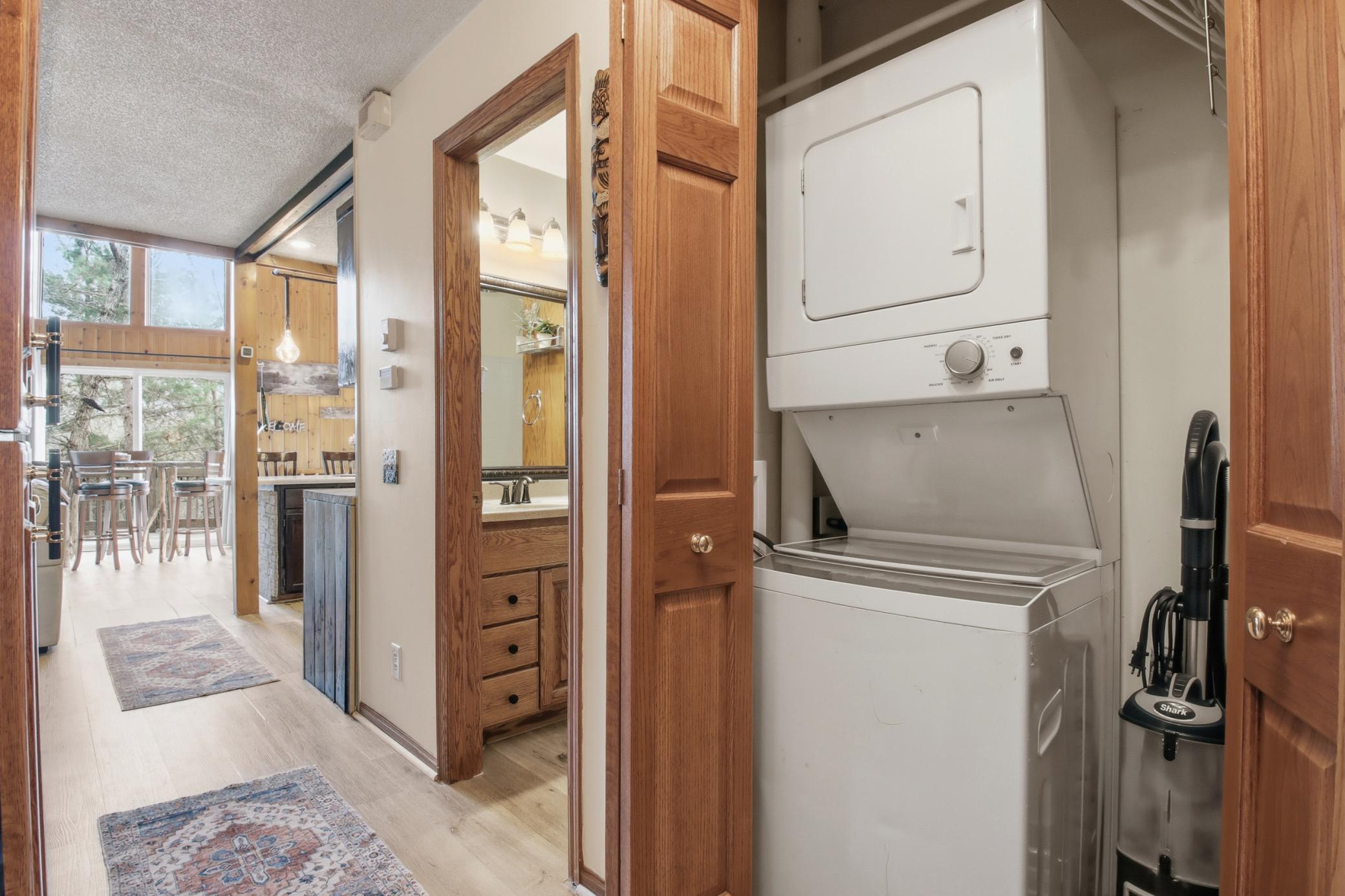 An additional main floor laundry was added for convenience. Truly making this a one level living home.