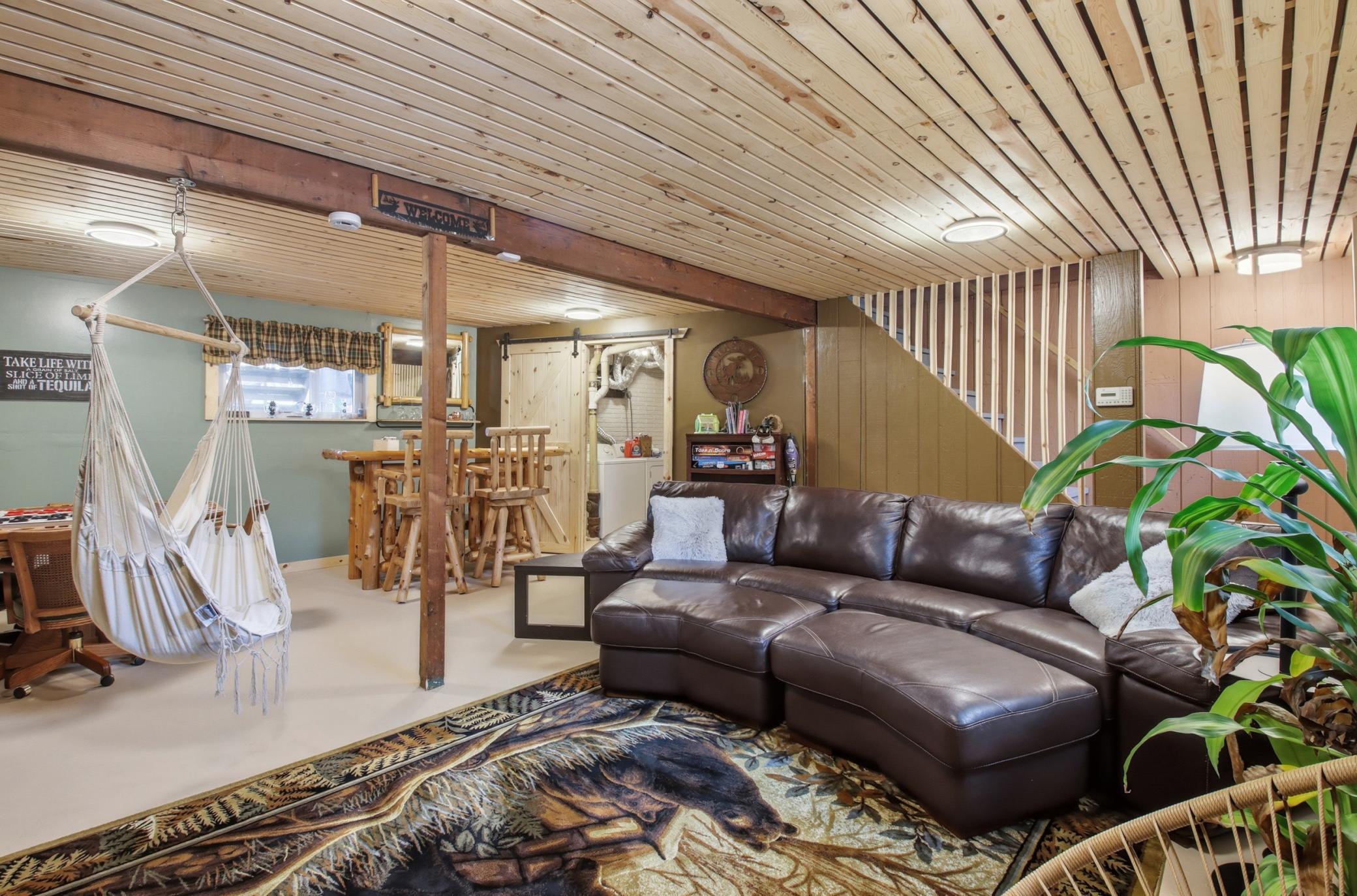 Additional views of the family room. Walk out access and heated floors are a bonus.