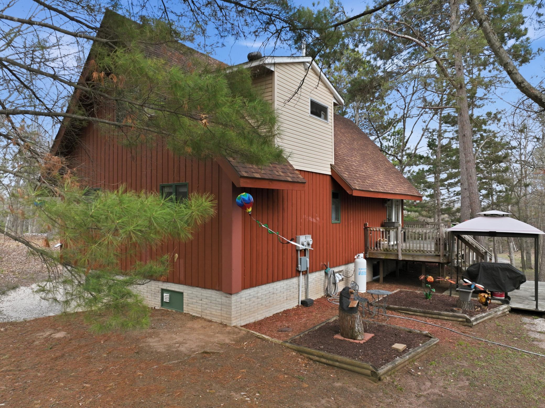 The foundation here is poured concrete. The dormer creates the additional loft area in the owners suite,
