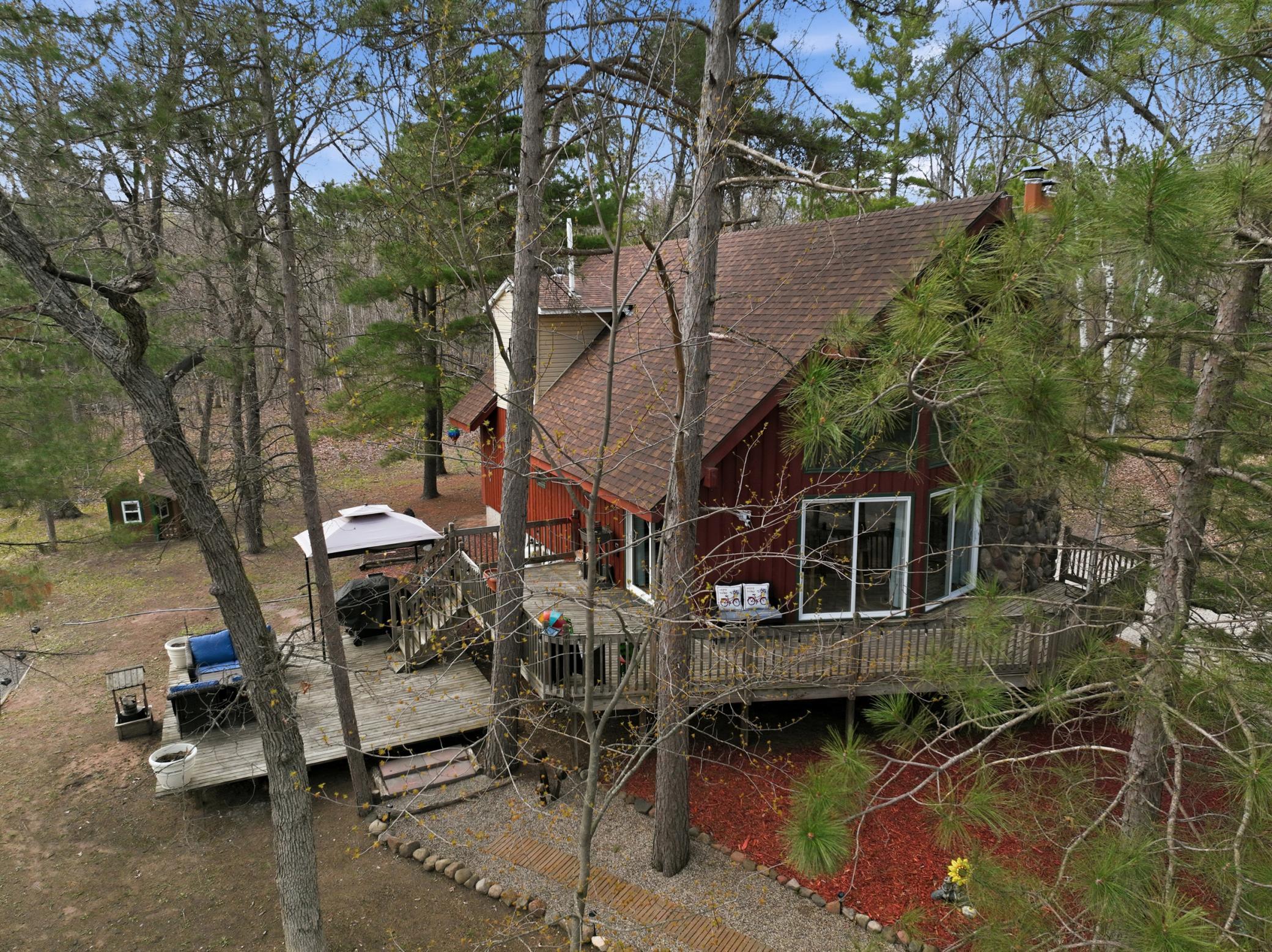 Capturing the overview of the property and it's outdoor space.