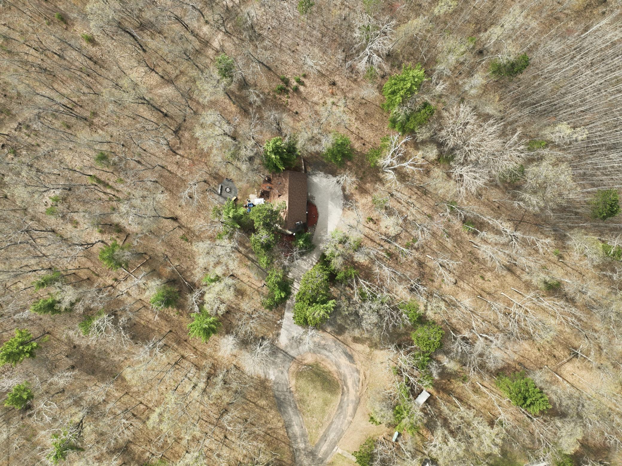 Overhead visual of the property