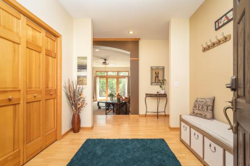 The open entry offers an inviting first look into the heart of the home