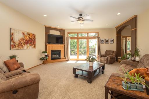 A comfortable living room made for quiet evenings and time together